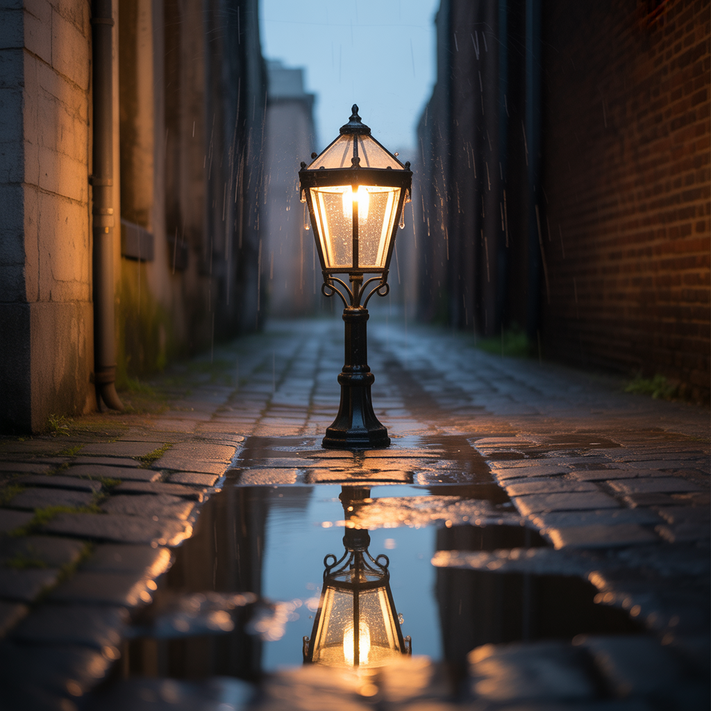 Flickering Streetlamp