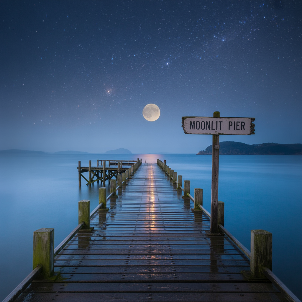 Moonlit Pier