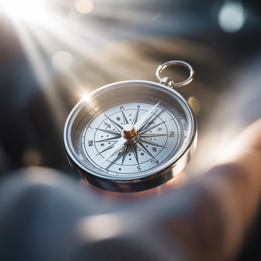 Silver Compass